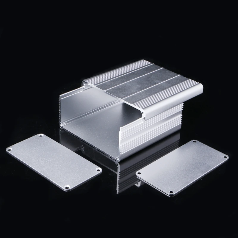Aliuminio korpusas Atveju Elektroninių Projekto PCB Prietaisų Dėžutė 100x100x50mm