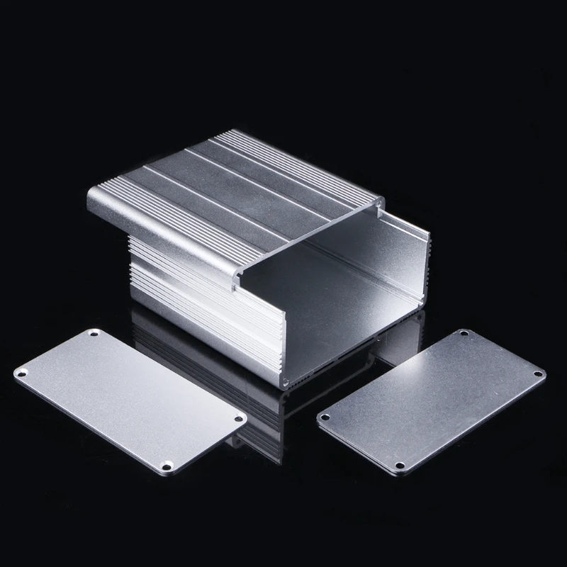 Aliuminio korpusas Atveju Elektroninių Projekto PCB Prietaisų Dėžutė 100x100x50mm