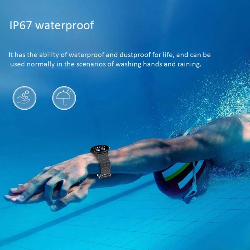 Smart Žiūrėti IP67 atsparus Vandeniui Apyrankę Žiūrėti Širdies ritmo Smart Apyrankė Sporto Laikrodžiai Juosta, skirta 