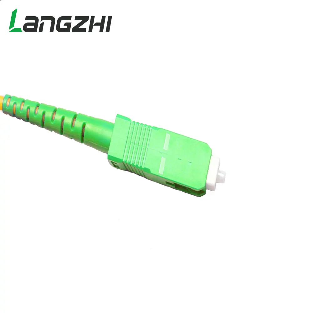 10vnt/maišą SC-LC 3M Simplex Vienos rūšies G652D Fiber Optic Patch Cord SC/APC-LC/UPC 3M 3.0 mm PVC Striukė FTTH šviesolaidžio Megztinis