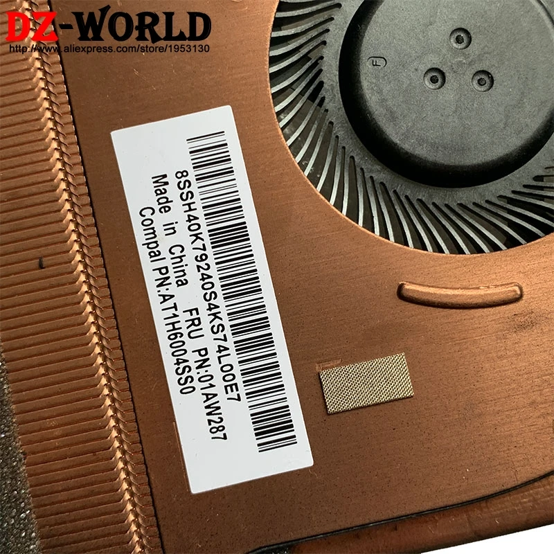 Naujas Originalus SWG Diskrečiųjų Grafika Heatsink CPU GPU Aušintuvo Ventiliatorius Lenovo ThinkPad E560p Nešiojamas 01AW287 01AW288 AT1H6004SS0