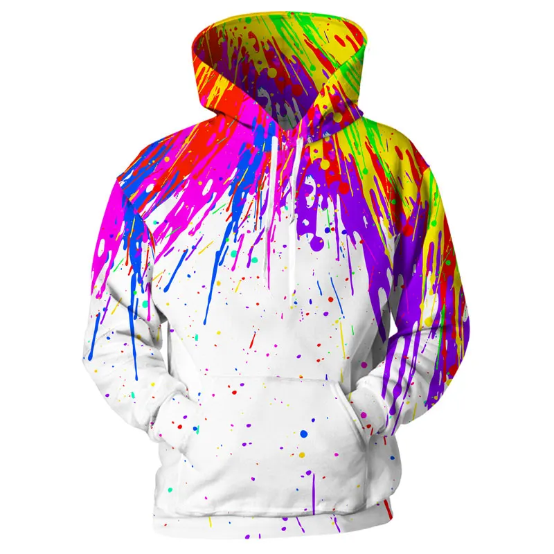 2020 mados hoodies vyrų ir moterų ilgomis rankovėmis hoodies purkšti purkštuvu 3D atspausdintas palaidinukė viršūnes hoodies