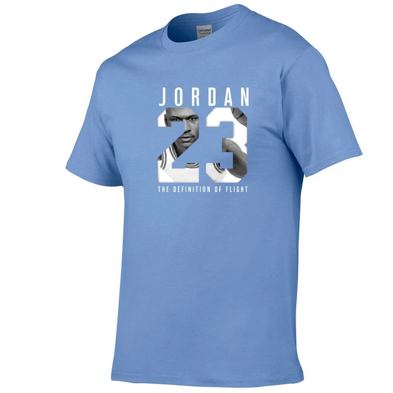 Marškinėliai vyriški viršūnes tee 2020 metų vasaros JORDAN Brand 23 medvilnės O-kaklo trumparankoviai marškinėliai vyrų mados Harajuku Hip-hop t-shirts