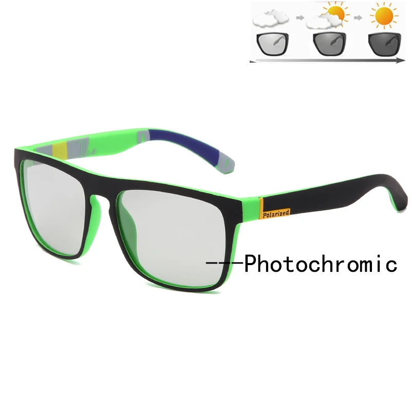 Naujas Poliarizuota Photochromic Akiniai nuo saulės Prekės ženklo Dizainas Vyrų Vairavimo keičia Spalvą Saulės akiniai Naktinio Matymo Anti-Glare Vairavimo Akiniai