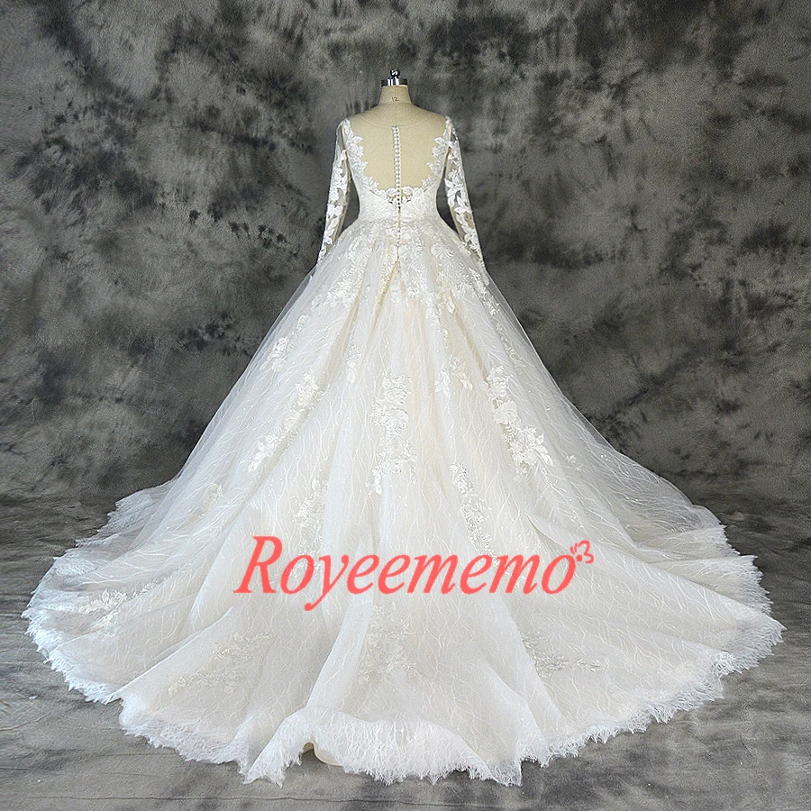 Vestido de Noiva naują specialios nėrinių dizaino vestuvinė suknelė šampano ir dramblio kaulo vestuvių suknelė užsakymą didmeninės kainos nuotakos suknelė