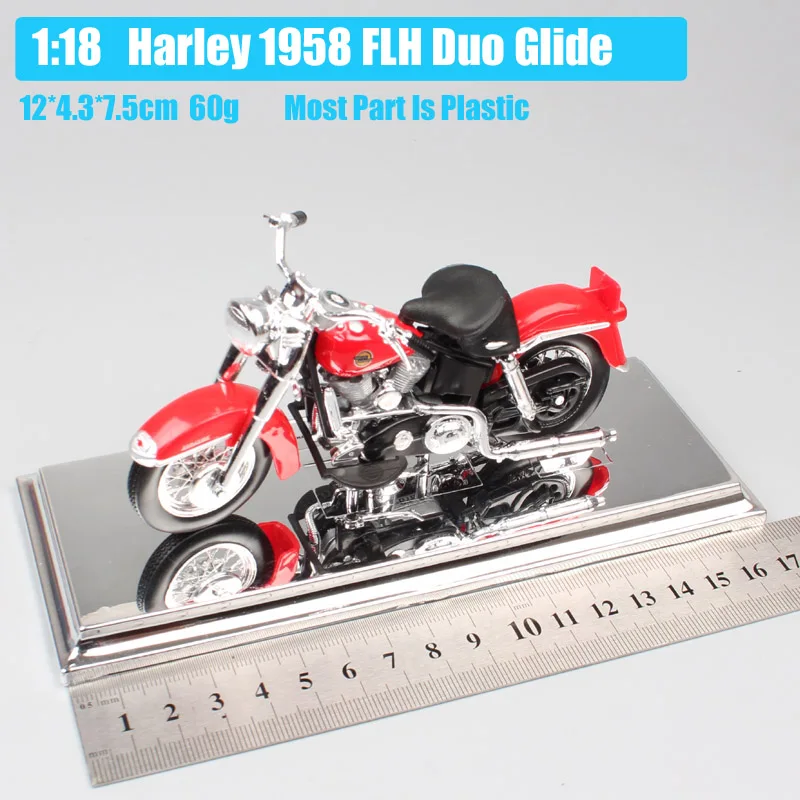 1/18 Masto derliaus senas Maisto 1958 FLH Duo Tūptinės dviratį Panhead low rider liejimo modelio transporto priemonių, motociklų, žaislų, suvenyrų, dovanų
