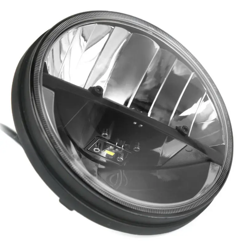 7Inch Apvalus LED Žibintai 1PC E-MARK Patvirtinta 6000K Hi/Lo Šviesos Žibinto už Jeep Wrangler JK TJ LJ