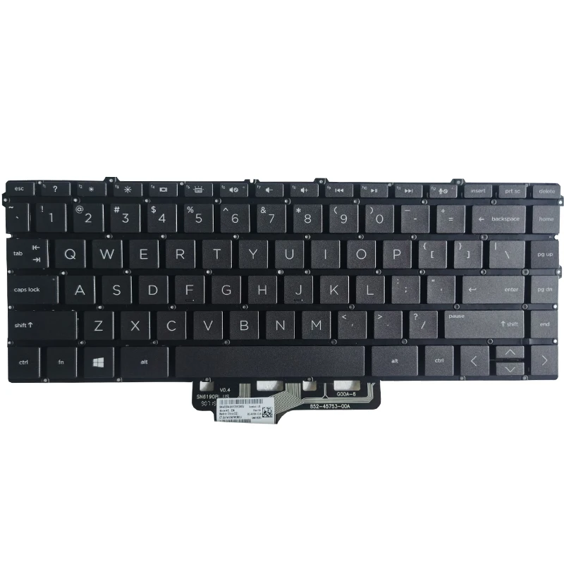 NAUJAS JAV nešiojamojo kompiuterio klaviatūra HP Spectre 13-ap 13-ap0000 13t-ap0000 13-ap0013dx 13-ap0000tu 13-ap0010tu 13-ap0020tu apšvietimas