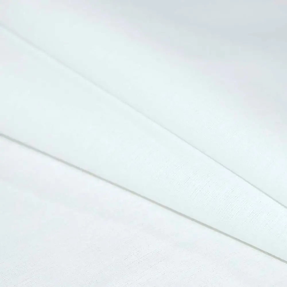 Medvilnės lapas baltas arba rinkinys (lapo + užvalkalas pagalvei) lova miegamajame 