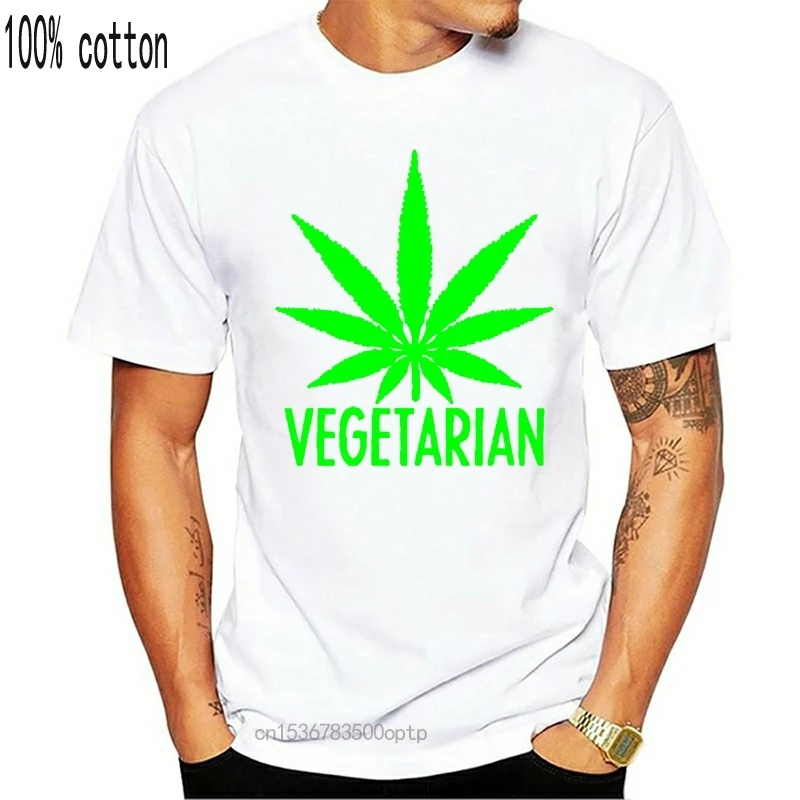 Vasaros Nauja, T-Shirt Cannabi Vegetaras Atsitiktinis Laisvesnės Trumpas Rankovės Vyrai T-Shirt Grobis Treniruotės Drabužiai