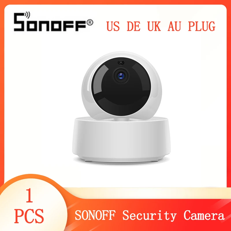 SONOFF GK-200MP2-B 1080P HD Mini Kamera, Wifi Smart Wireless IP Camera 360 infraraudonųjų SPINDULIŲ Naktinio Matymo Kūdikio stebėjimo Lauko Saugumo Kameros
