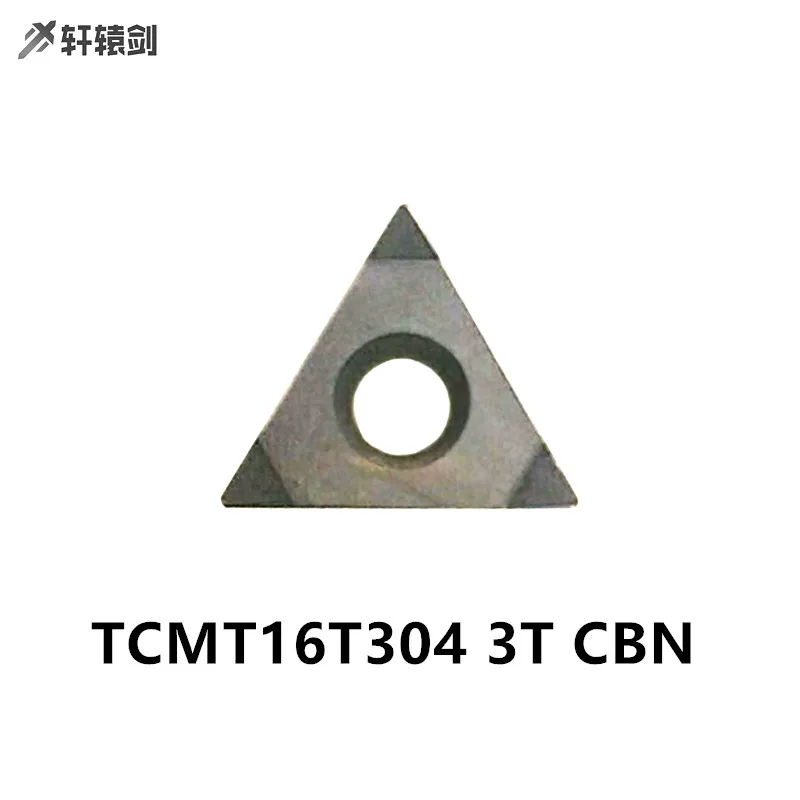 TCMT16T304 3T CBN Kubinio Boro Nitrido CNC Geležtės vienpusis Nuobodu aukštos kokybės tvarkymui Naudojamos aukštos kietumas quenchin