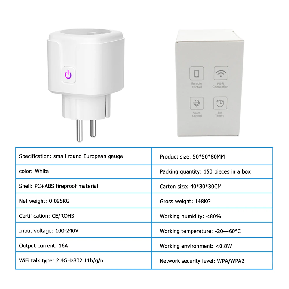 LSPA9 ES Smart Plug WiFi Smart Išleidimo App Nuotolinio Valdymo Balsu Darbai Alexa Adapteris Belaidis Nuotolinio Valdymo Balsu