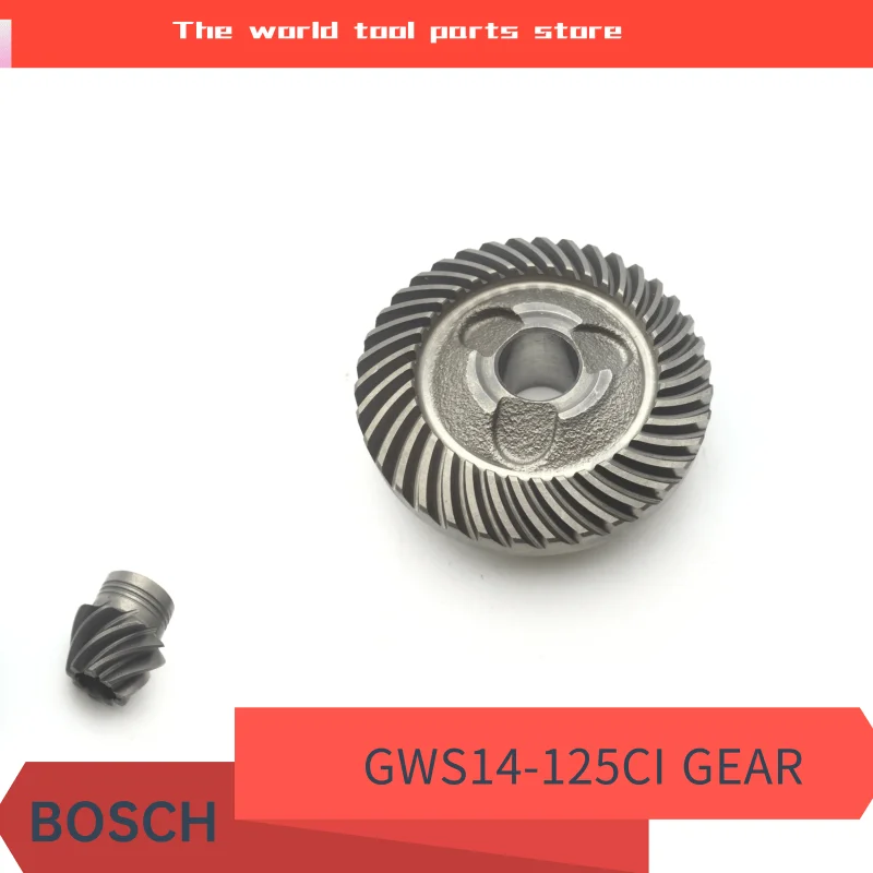 Originalus Bosch kampinis šlifuoklis atsarginės dalys ir mažoms pavarų GWS14-125CI įrankių rinkinys