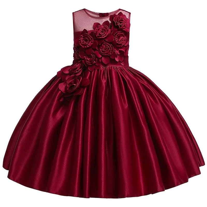 Naujas 2020 Metų Vasaros Mergaitės Suknelė Elegantiškas Princesė Suknelė, Vaikams, Suknelės Mergaitėms Vestuvių Šalis Kamuolys Suknelė Vaikų Drabužių 3 6-10 Metų