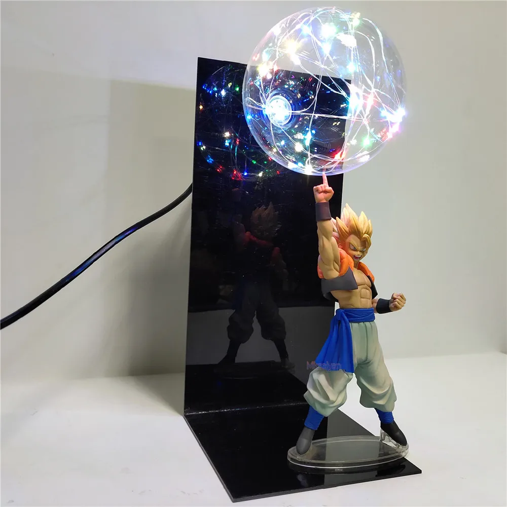 Dragonball Gogeta Statulėlės LED Šviesos Dragon Ball Z Veiksmų Skaičius, Gogeta Stardust Breaker 