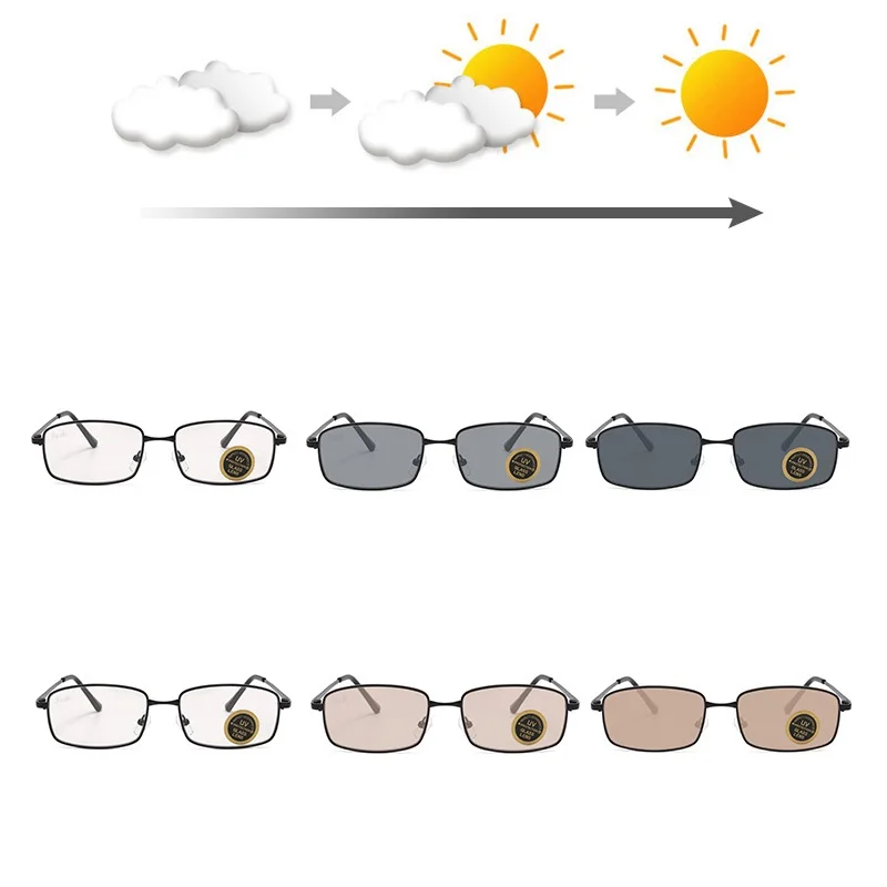 Evove Photochromic Stiklo taurės Vyrų chameleonas akiniai nuo saulės vyrų vairavimo žvejybos akiniai stabdžių atspindys keisti spalvų perėjimas
