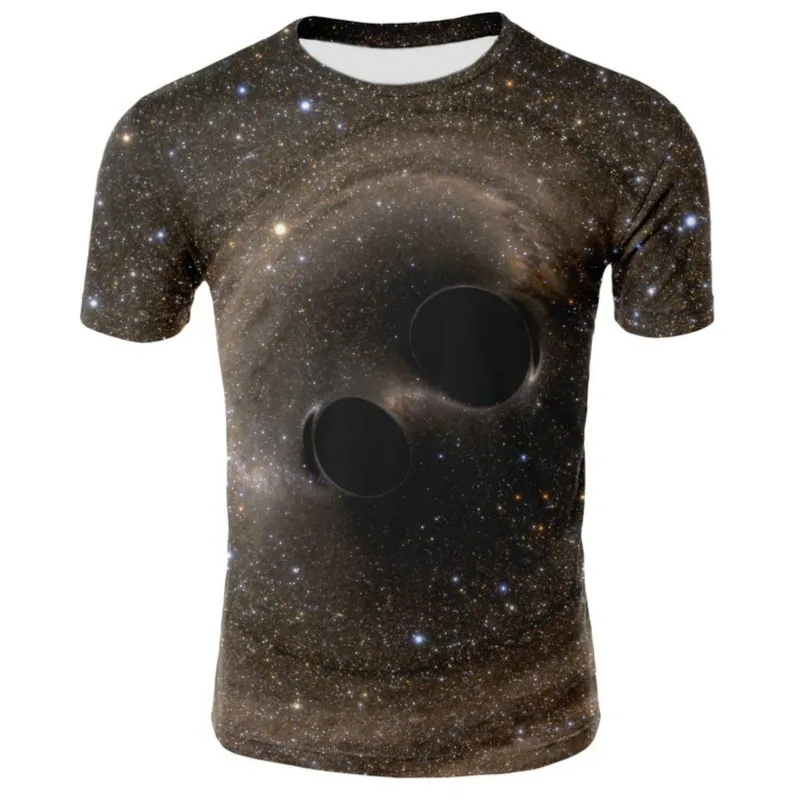 Vasaros žvaigždėtas dangus t-shirt, 3D žvaigždėtas dangus print t-shirt vyrai mada trumpomis rankovėmis t-shirt gatvės įdomus galaxy kosmoso vyrų drabužiai.