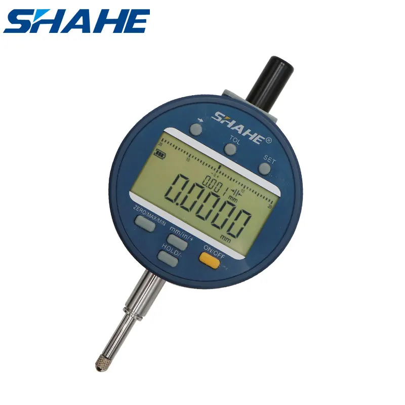 SHAHE Didelis Tikslumas 0.003 mm Skaitmeninis Ciferblatas Indikatorius Rezoliucija 0.0005 mm Rodiklis Matavimo prietaisas Indikatorius Įrankis