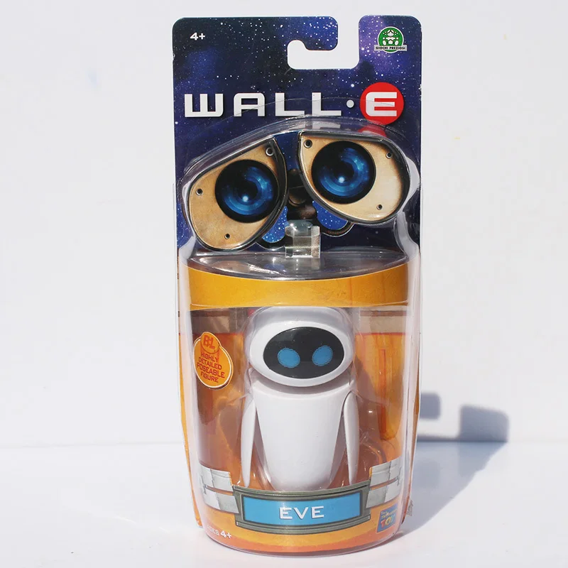 6-9cm SIENOS E Veiksmų Skaičiai IEVA Wall-E Robotas PVC Pav Modelis Žaislas Vaikams