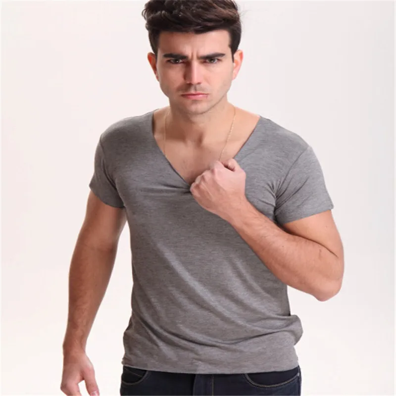 3541-nauji vyriški trumparankoviai marškinėliai tendencija apvalios kaklo