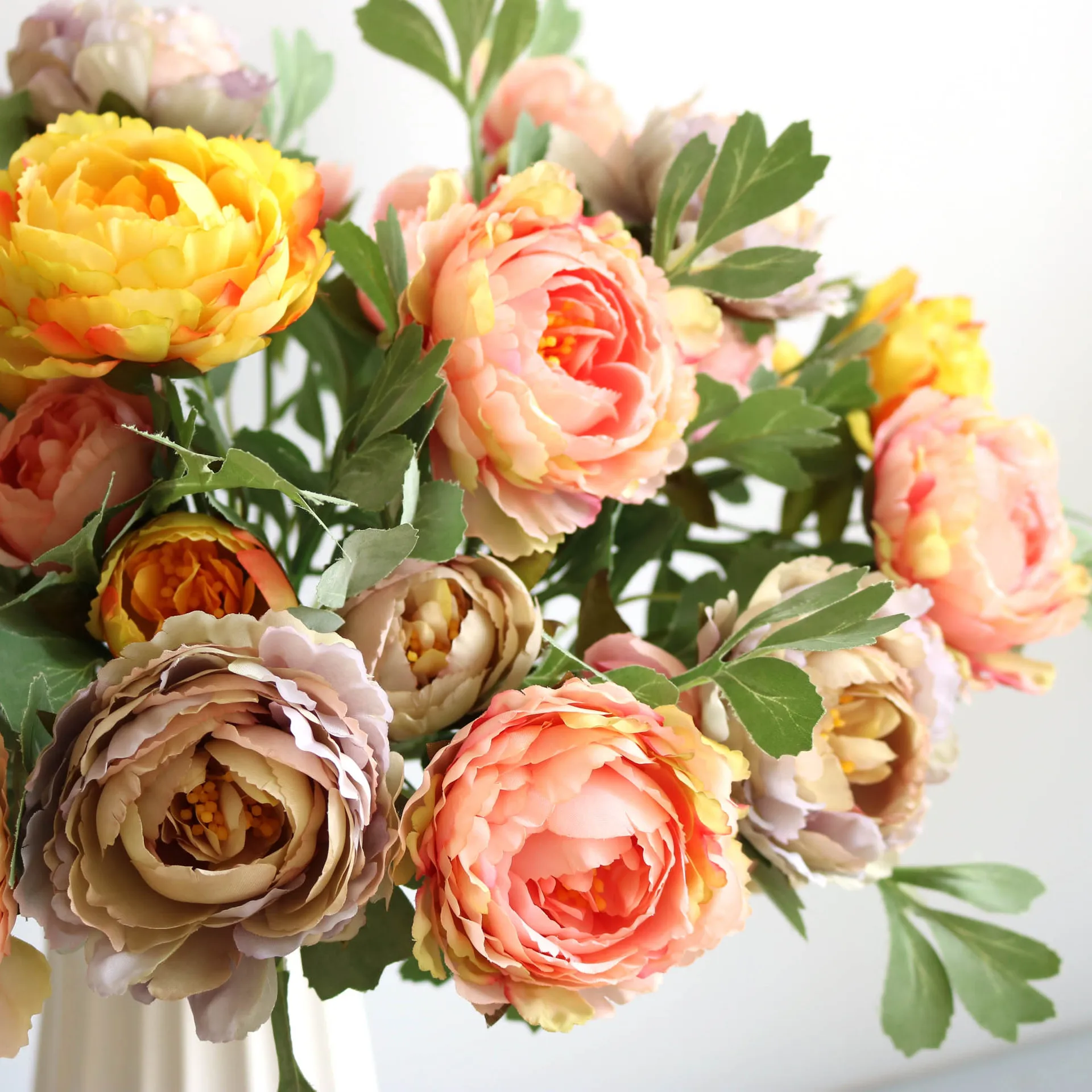 1 Gabalas, Dirbtinės gėlės, Namų dekoravimo reikmenys Vestuvių Gėlių kompozicijų 