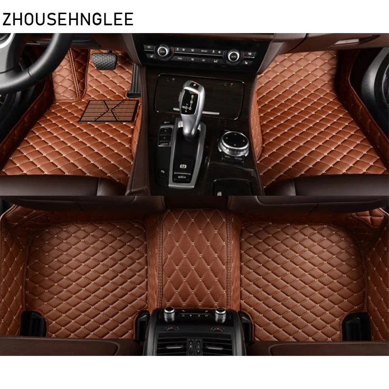 Zhoushenglee oda automobilių kilimėliai Audi Q7 2006 2007-2016 2017 2018 Custom auto pėdų Pagalvėlės automobilių kilimų dangtis