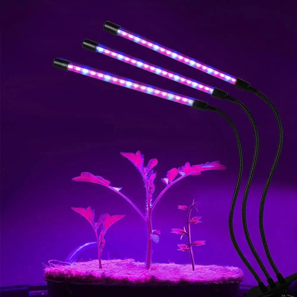 LED Grow Light USB Fito Lempos Visą Spektrą Fitolampy Su Kontrolės Augalai, Sodinukai, Gėlių, Patalpų Fitolamp Augti Palapinę Lauke