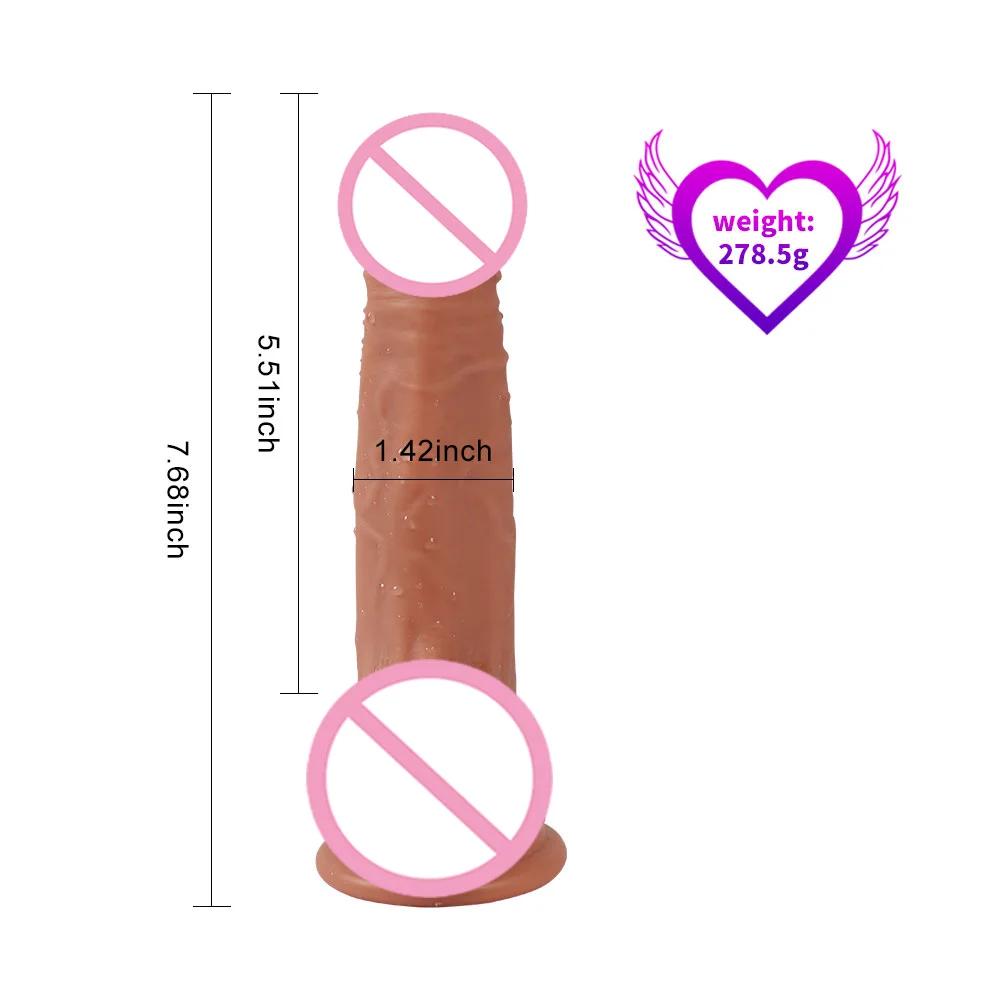 Silikono Oda atrodo Dildo Realistiškas Penis Didelis Vibratorių Su siurbtuko Sekso Žaislai, Moters Sekso Produktai Moterų Masturbacija Gaidys