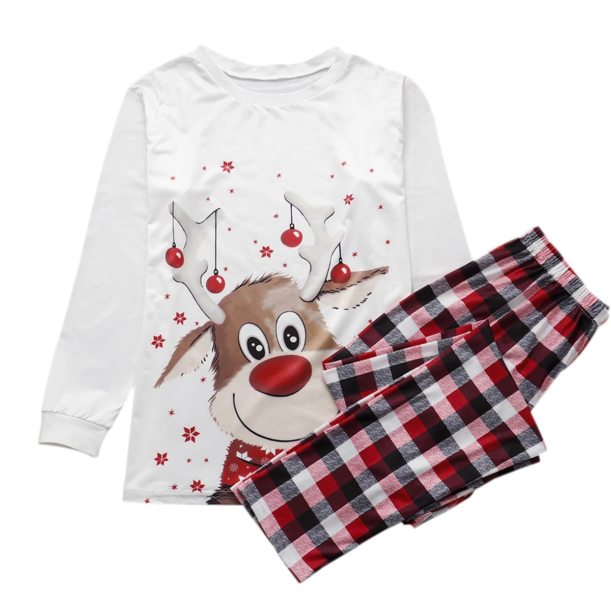 2020 Kalėdų Šeimos Atitikimo Pižama Nustatyti Elnių Suaugusiųjų Šeimos Vaikas derinti Drabužius Viršuje+Kelnės Kalėdos Sleepwear Pj Nustatyti Kūdikio Romper