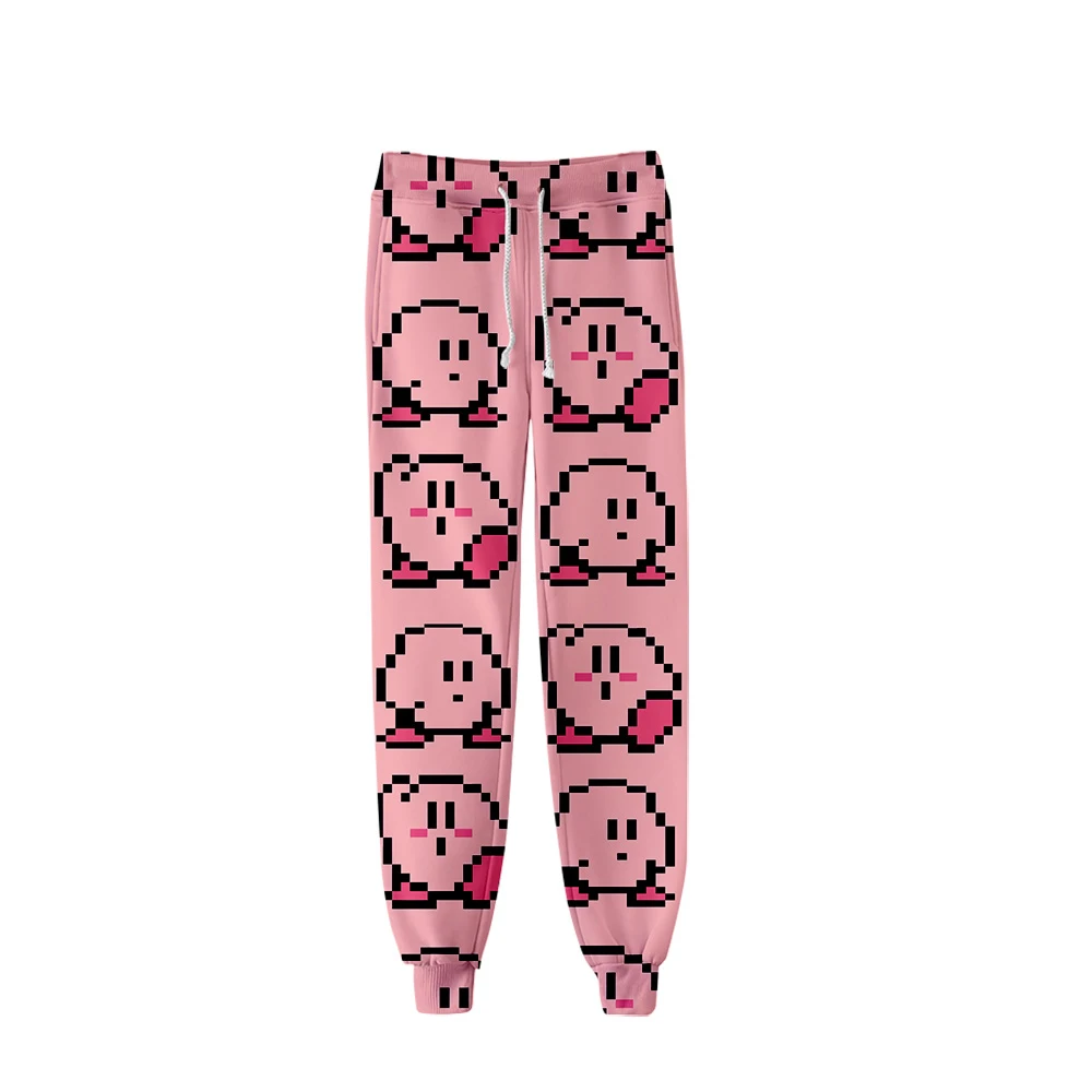 2020 karšto mados sweatpants 3D atspausdintas Kirby ponios mielas animacinių filmų kelnės vasaros mergaitė bėgiojimo kelnės kvėpuojantis atsitiktinis kelnės