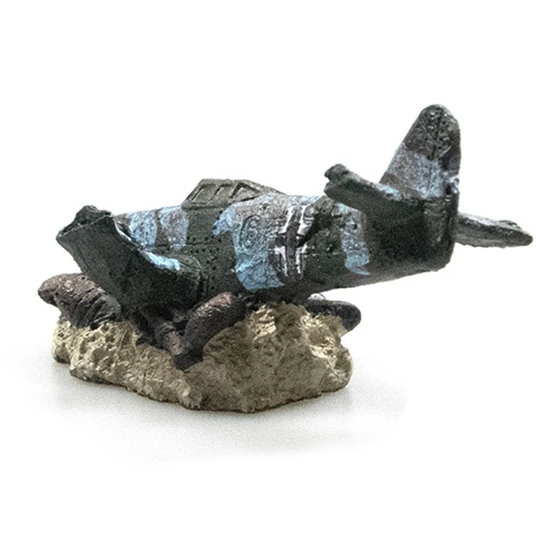 Mini Dervos Lėktuvo Modelis Sode Žuvų Bako Apdailos Akvariumas Kraštovaizdžio Puošyba, Akvariumo Dekoras Namų Puošybai
