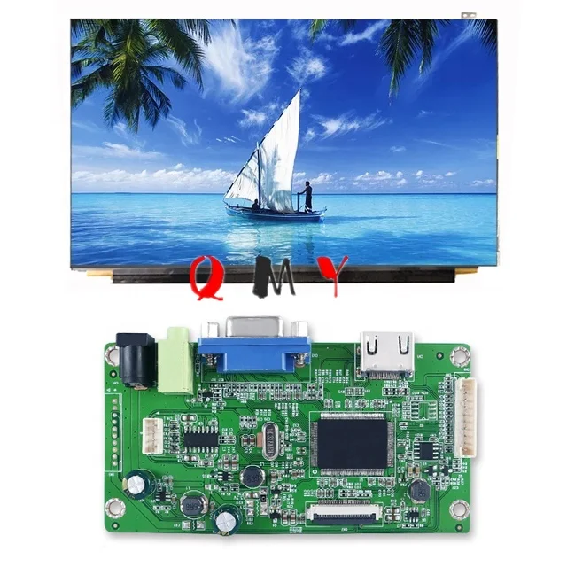 Nemokamas pristatymas rinkinys N173HCE-G32 B140HAN03.3 B156HAN06.1 HW1A B140HAN03.1 HDMI + VGA LCD LED LVDS EDP Valdiklio plokštės Tvarkyklės