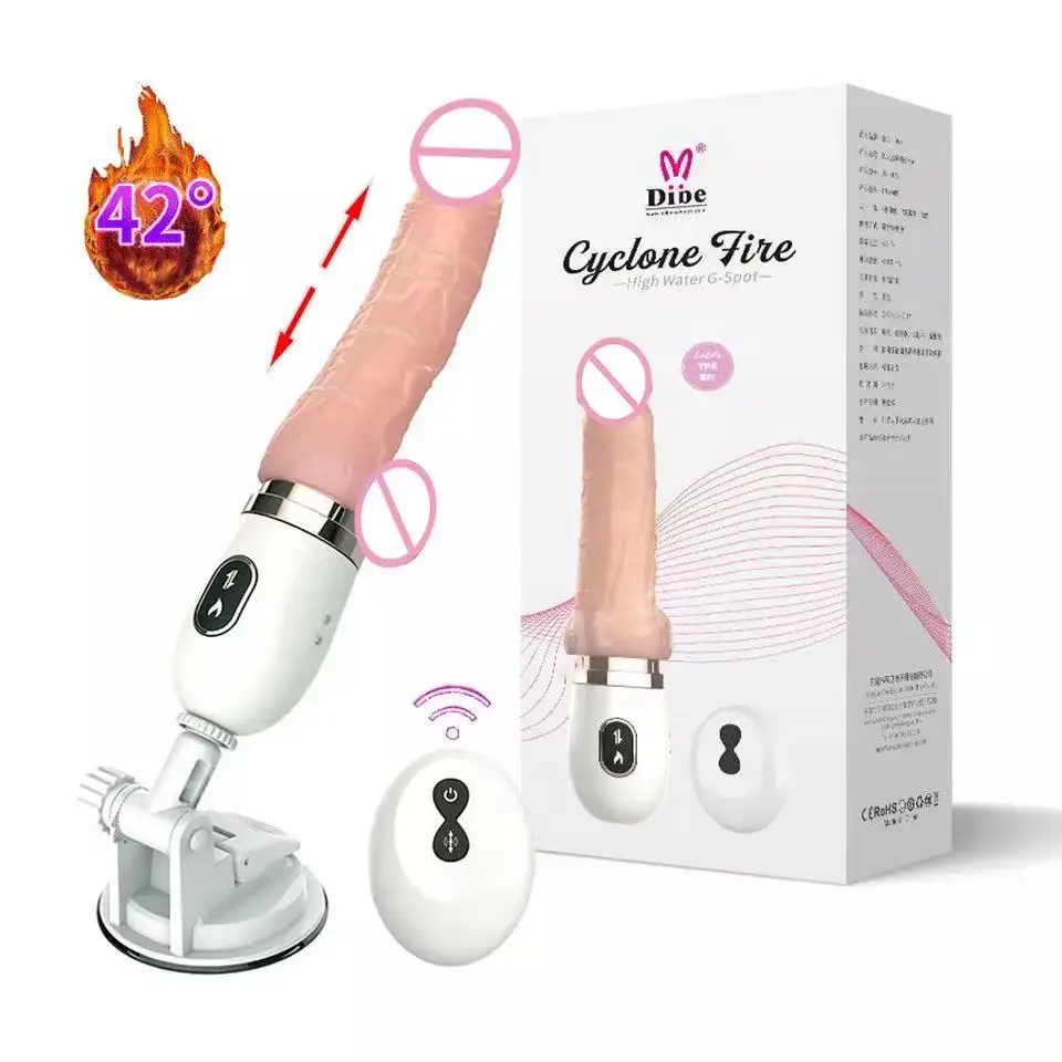 10 Režimai Belaidžio Silikoninis Dildo Vibratorius G-Taško Stimuliacija Klitorio Massager Sekso Žaislai Moteris Moteris Šildymo Vibracijos