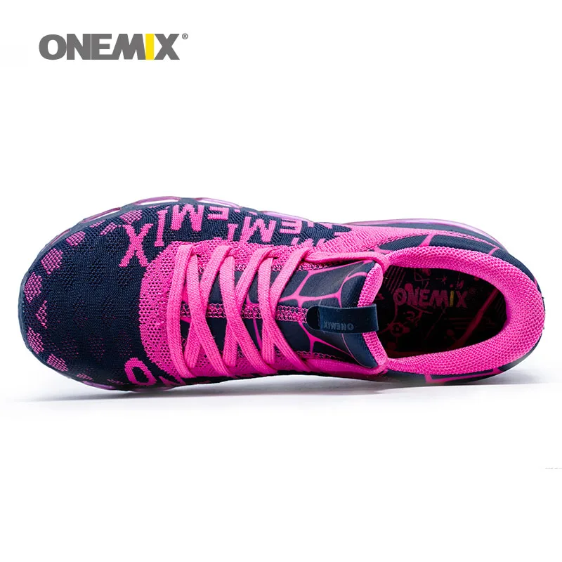 ONEMIX Moterų Treniruoklius, Bėgimo Batelių Mados Oro Pagalvėle Sportas Sporto Pėsčiomis Sportbačiai zapatos de hombre, bėgiojimo bateliai