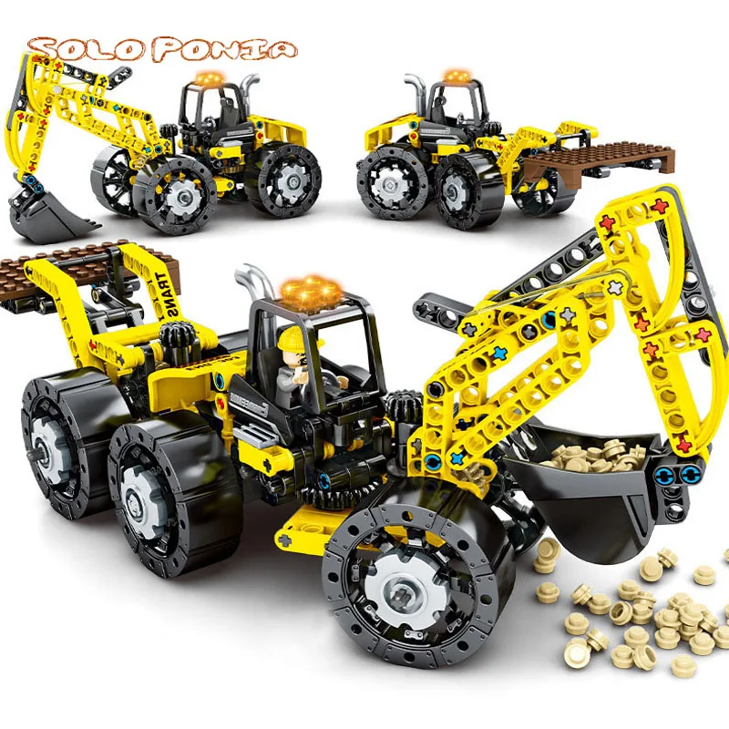 Ekskavatorių Suderinama Legoing Įrangos Pardavimas, Biuro Įrangos 703303 Sunkvežimio Modelis Blokai 357 Gabalas Plytų Berniukas Gimtadienio Dovana Žaislai Vaikams