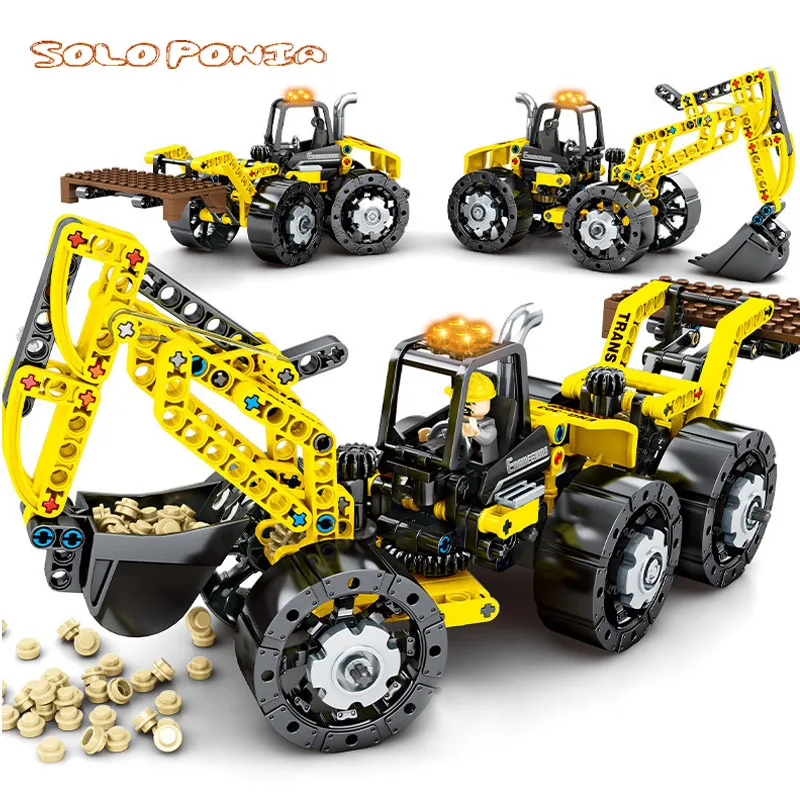Ekskavatorių Suderinama Legoing Įrangos Pardavimas, Biuro Įrangos 703303 Sunkvežimio Modelis Blokai 357 Gabalas Plytų Berniukas Gimtadienio Dovana Žaislai Vaikams