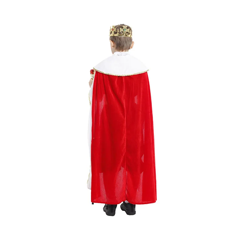 Berniukai Viduramžių Karaliaus Kostiumas Vaikams, Vaikų Gimtadienio Princas Cosplay Fancy Dress Up Helovinas Karnavaliniai Kostiumai, Kostiumu