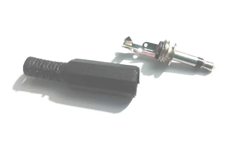 50pcs 3.5 mm MONO Male Plug Metalo Garso Jungties adapteris Litavimo Naujas