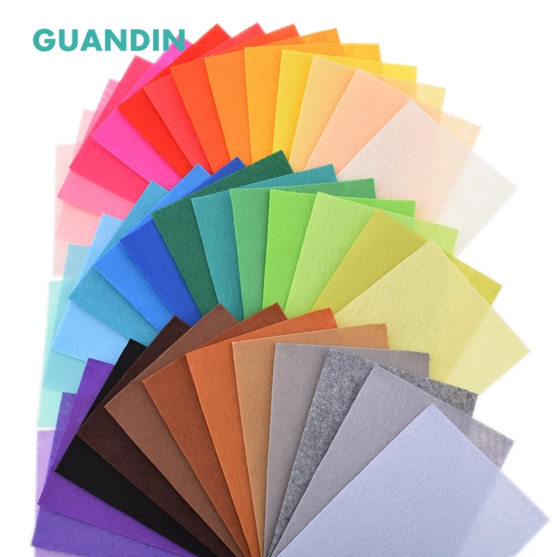 GuanDin,Neaustinio Poliesterio Veltinio Audinio/Storis 1mm/Mix Solid Color/ 
