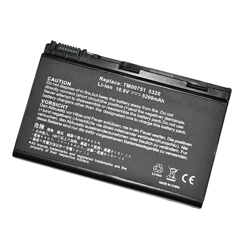 6Cells Nešiojamas baterija Acer Extensa 5220 5235 5620 5630 7620 TravelMate 5320 5520 5720 5730 7720 7520 GRAPE32 TM00741 TM00751