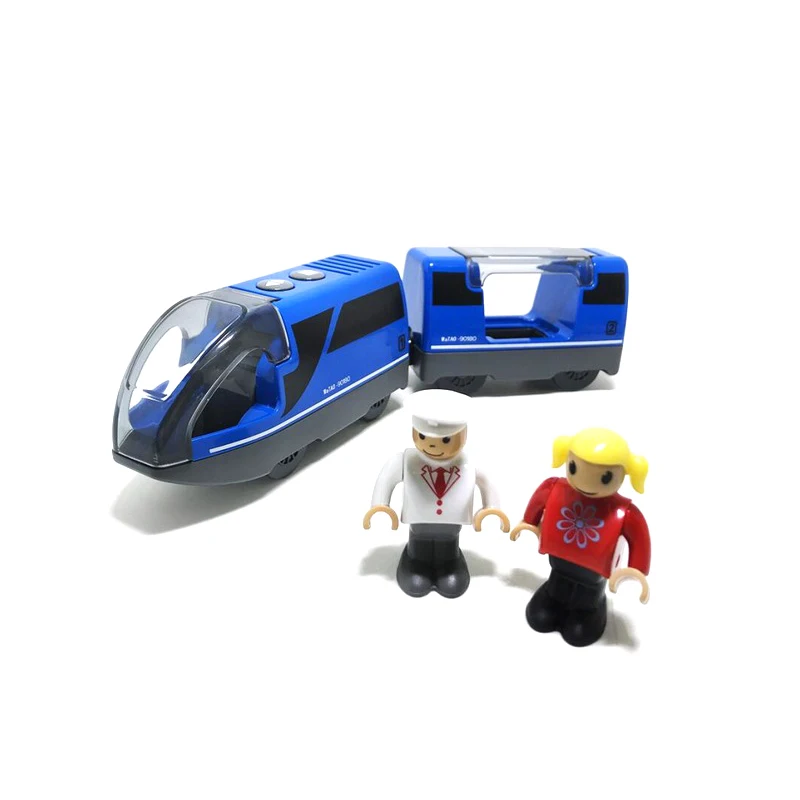 Vaikų elektros geležinkelių traukinio žaislų magnetinio lizdas, lieto elektroninių žaislų gimtadienio dovana vaikams medinių bėgių