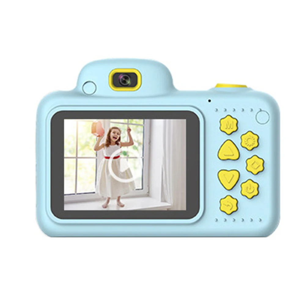 Halolo Kamera Dovanos Vaizdo Atminties Kortelė DSLR Kamera Dual Lens Animacinių filmų Vaikams, Žaislai, atsparus smūgiams Mini Skaitmeninis ABS 2.4 Colių