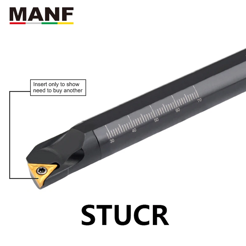 MANF CNC Tekinimo kaip 14mm 16mm S25S-STUCR11 Tekinimo Įrankių Pjovimo Juosta Toolholder TCMT Įdėklai Vidaus Gręžti Skylę Įrankių Laikikliai
