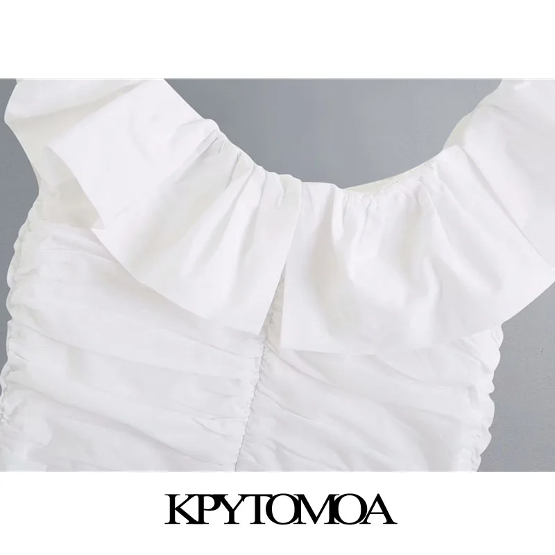 KPYTOMOA Moterų 2020 M. Elegantiškos Mados Susiėmę Puoštas Mini Suknelė Vintage Aikštėje Apykaklės, Rankovių Atgal Užtrauktuką Moterų Suknelės, Vestidos