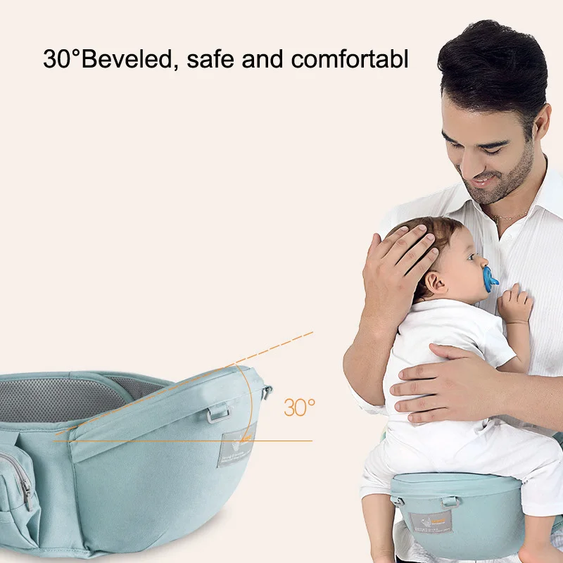 SeckinDogan Kūdikio Nešynė Kvėpuojantis Juosmens Baby Carrier, Saugos Bekvapis Kūdikių Wrap Diržas Reguliuojamas Kengūros Krepšys