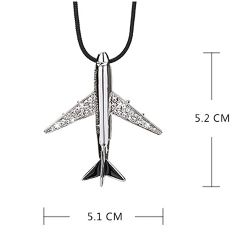Heeda Kpop minimalistinės mados juvelyrikos 2018 naujų kūrybinių unikalus tikroviška lėktuvo pakabukas karoliai elegantiškas joker megztinis grandinės