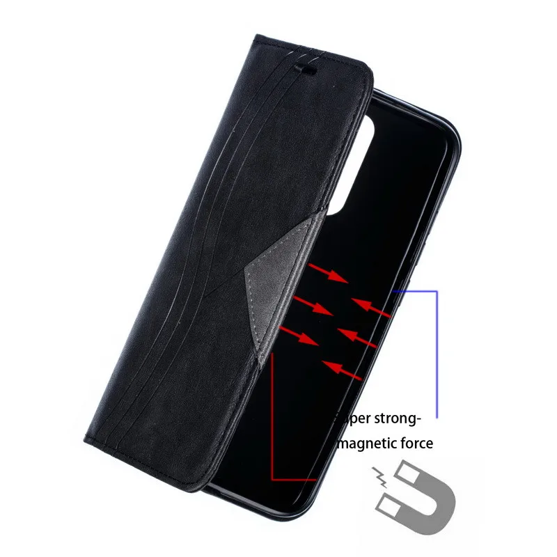 Magnetinio Flip Case For Xiaomi Redmi 8 Atveju Magnetas Odos Kortelės Turėtojas Stovėti Dangtelį Redmi 8