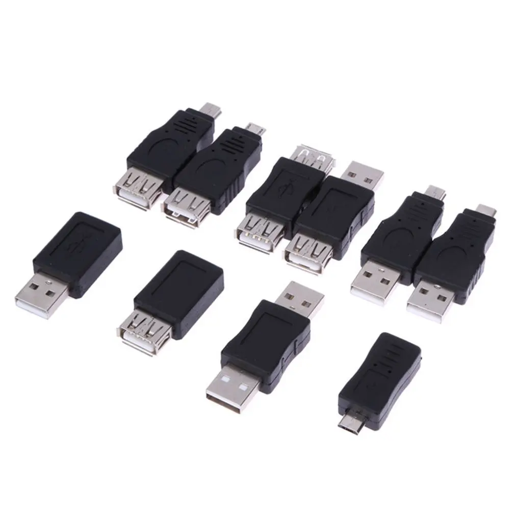 Micro USB Mini Adapteris Keitiklis Keitiklis 10VNT OTG USB Vyrų ir Moterų HDMI Vyrų ir Moterų (standartinis HDMI 19pin Ryšys) Gabalas