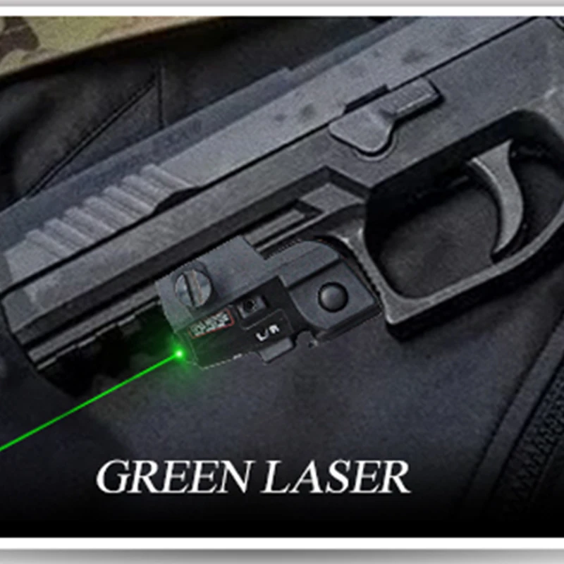 Įkrovimo Subcompact Mini Jautis G2C Pistola Glock savigynos Lazerio Taktinis Ginklas Žalia Lazerinis taikiklis